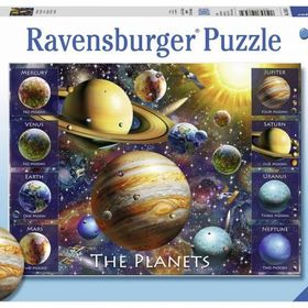 Ravensburger 108534 100 Parça Planets Puzzle