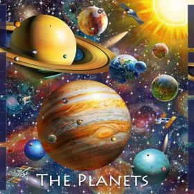 Ravensburger 108534 100 Parça Planets Puzzle