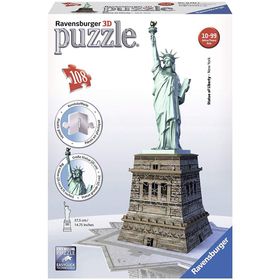 Ravensburger 125845 Özgürlük Anıtı 108 Parça 3D Puzzle