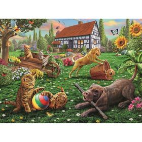 Ravensburger 128280 Bahçede 200 Parça Puzzle