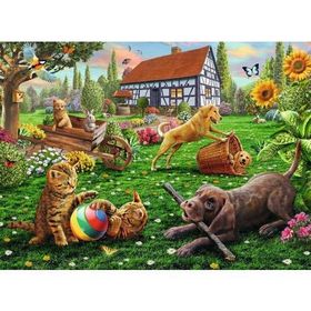 Ravensburger 128280 Bahçede 200 Parça Puzzle
