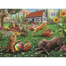 Ravensburger 128280 Bahçede 200 Parça Puzzle
