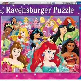 Ravensburger 128730 Çocuk 150 Parça WD Prensesler Puzzle