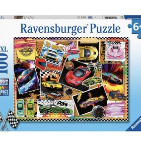 Ravensburger 128990 100 Parça Yarış Arabaları Çocuk Puzzle