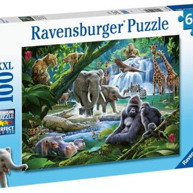 Ravensburger 129706 100 Parça Puzzle Vahşi Hayvanlar