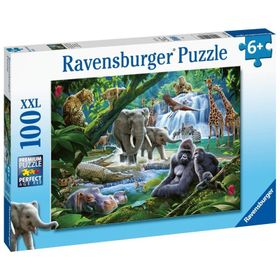 Ravensburger 129706 100 Parça Puzzle Vahşi Hayvanlar