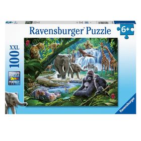 Ravensburger 129706 100 Parça Puzzle Vahşi Hayvanlar