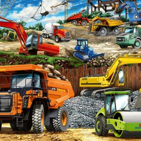 Ravensburger 129737 Kamyonlar 100 Parça Puzzle