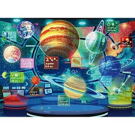Ravensburger 129812 Hologram Gezegenler 300 Parça Puzzle