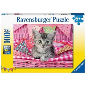Ravensburger 129850 100 Parça Sevimli Kedicik Çocuk Puzzle