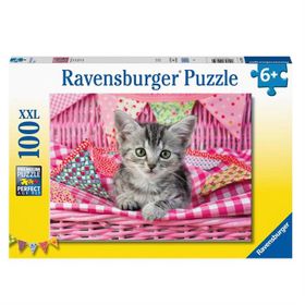 Ravensburger 129850 100 Parça Sevimli Kedicik Çocuk Puzzle