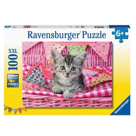 Ravensburger 129850 100 Parça Sevimli Kedicik Çocuk Puzzle