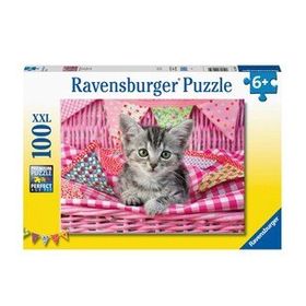 Ravensburger 129850 100 Parça Sevimli Kedicik Çocuk Puzzle