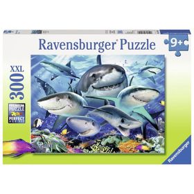 Ravensburger 132256 300 Parça Köpekbalıkları Puzzle