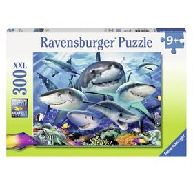 Ravensburger 132256 300 Parça Köpekbalıkları Puzzle