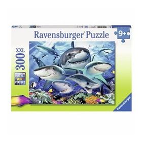 Ravensburger 132256 300 Parça Köpekbalıkları Puzzle