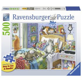 Ravensburger 149667 Uyuyan Kediler 500 Parça Puzzle