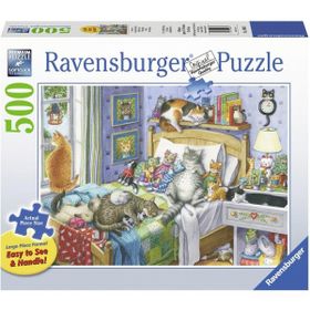 Ravensburger 149667 Uyuyan Kediler 500 Parça Puzzle