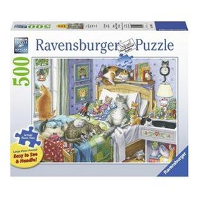 Ravensburger 149667 Uyuyan Kediler 500 Parça Puzzle