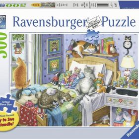 Ravensburger 149667 Uyuyan Kediler 500 Parça Puzzle