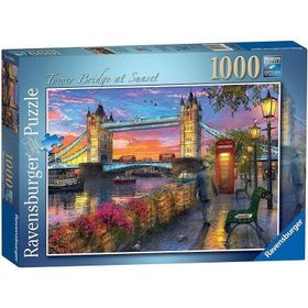 Ravensburger 150335 Köprüde Gün Batımı 1000 Parça Puzzle