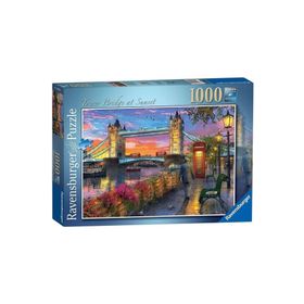 Ravensburger 150335 Köprüde Gün Batımı 1000 Parça Puzzle