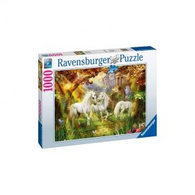 Ravensburger 159925 1000 Parça Ormanda Atlar Puzzle