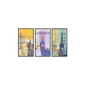 Ravensburger 163298 Dünya Şehirleri 3X500 Parçalı Puzzle