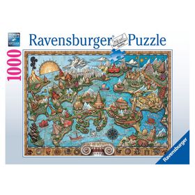 Ravensburger 167289 1000 Parça Gizemli Atlantis Puzzle