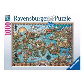 Ravensburger 167289 1000 Parça Gizemli Atlantis Puzzle