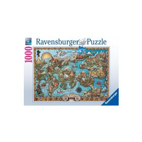 Ravensburger 167289 1000 Parça Gizemli Atlantis Puzzle
