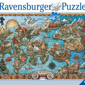 Ravensburger 167289 1000 Parça Gizemli Atlantis Puzzle
