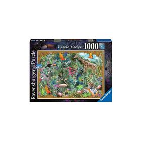 Ravensburger 168279 1000 Parça Egzotik Hayvanlar Puzzle