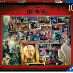 Ravensburger 168866 Disney Villains Cruella De Vil Renkli 1000 Parçalı Puzzle