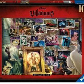 Ravensburger 168866 Disney Villains Cruella De Vil Renkli 1000 Parçalı Puzzle
