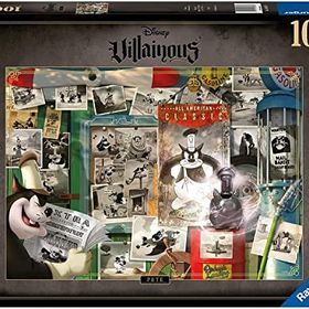Ravensburger 168873 Disney Villains Pete Renkli 1000 Parçalı Puzzle