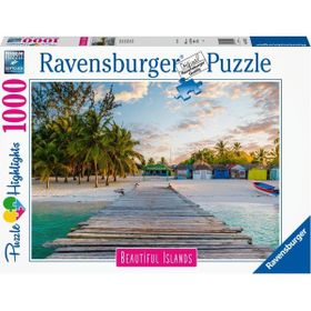 Ravensburger 169122 1000 Parça Çok Renkli Maldivler Puzzle