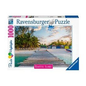 Ravensburger 169122 1000 Parça Çok Renkli Maldivler Puzzle