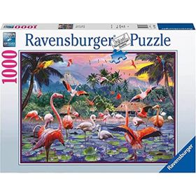 Ravensburger 170821 Pembe Flamingolar 1000 Parçalı Puzzle