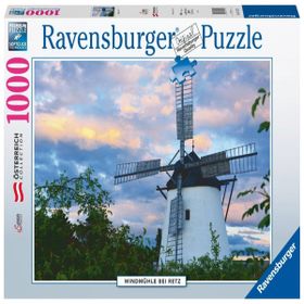 Ravensburger 171750 Yel Değirmeni 1000 Parça Puzzle