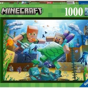 Ravensburger 171873 1000 Parçalı Minecraft Puzzle