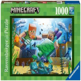 Ravensburger 171873 1000 Parçalı Minecraft Puzzle