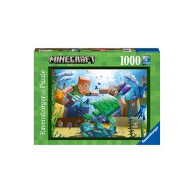 Ravensburger 171873 1000 Parçalı Minecraft Puzzle
