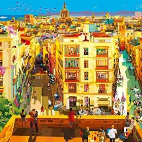 Ravensburger 171927 Valensiyada Yemek 1500 Parçalı Puzzle
