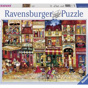 Ravensburger 194087 Streets Of Fransa Sokakları 1000 Parça Puzzle