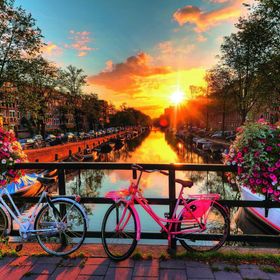 Ravensburger 196067 Amsterdam'da Bisiklet 1000 Parça Puzzle