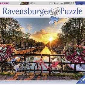 Ravensburger 196067 Amsterdam'da Bisiklet 1000 Parça Puzzle