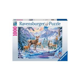 Ravensburger 199495 1000 Parça Karaca ve Geyik Puzzle