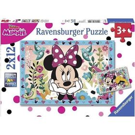 Ravensburger 2 Adet 12 Parçalı Disney Minnie Mouse Puzzle
