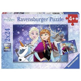 Ravensburger 2x24 Parça Wd Frozen Kuzey Işıkları Puzzle